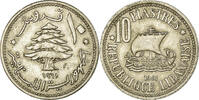 Lebanon 10 Piastres 1961 Not Applicable Coin, Copper-nickel, KM:24 SS 10.11 &pound;  +  4.19 &pound; shipping