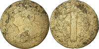 France 2 Sols Coin, 2 sols françois, Paris, Bronze, KM:603.1 -