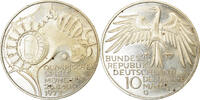 GERMANY - FEDERAL REPUBLIC 10 Mark Coin, Karlsruhe, Silver -