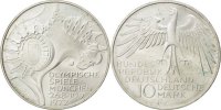GERMANY - FEDERAL REPUBLIC 10 Mark Coin, Stuttgart, Silver -