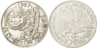 GERMANY - FEDERAL REPUBLIC 10 Mark Coin, Hamburg, Germany -