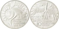 GERMANY - FEDERAL REPUBLIC 10 Mark Coin, Hambourg, Silver -