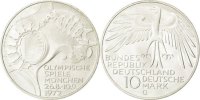GERMANY - FEDERAL REPUBLIC 10 Mark Coin, Karlsruhe, Silver -