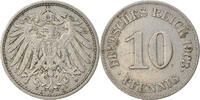 GERMANY - EMPIRE 10 Pfennig Coin, Wilhelm II, Muldenhütten -