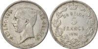 Belgium 5 Francs, 5 Frank Coin, Nickel, KM:97.1 -