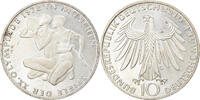 GERMANY - FEDERAL REPUBLIC 10 Mark Coin, Karlsruhe, Silver -