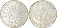 GERMANY - FEDERAL REPUBLIC 10 Mark Coin, Karlsruhe, Silver -