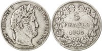 France 5 Francs 1845 A Coin, Louis-Philippe, Paris, Silver S+ 46.81 £  +  4.30 £ shipping