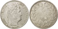 France 5 Francs Coin, Louis-Philippe, Lille, Silver -