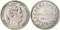 France 5 Francs 1837 K Coin, Louis-Philippe, Bordeaux, Silver S+ 62.43 £  +  4.30 £ shipping