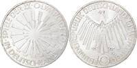GERMANY - FEDERAL REPUBLIC 10 Mark Coin, Karlsruhe, Silver -