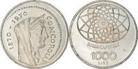 Italy 1000 Lire Coin, Rome, Silver, KM:101 -