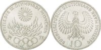 GERMANY - FEDERAL REPUBLIC 10 Mark Coin, Stuttgart, Silver -