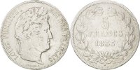 France 5 Francs Coin, Louis-Philippe, Lille, Silver -