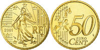 France 50 Euro Cent Proof, Brass, KM:1287 -