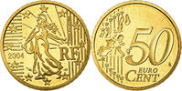 France 50 Euro Cent Proof, Brass, KM:1287 -