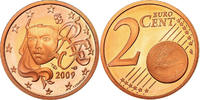 France 2 Euro Cent Proof, Copper Plated Steel, KM:1283 -