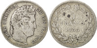France 5 Francs Coin, Louis-Philippe, Toulouse, Silver -