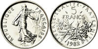 France 5 Francs Coin, Semeuse, Paris, Nickel Clad -