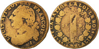 France 12 Deniers Coin, 12 deniers françois, Limoges, Bronze -