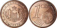 Monaco Euro Cent Copper Plated Steel, KM:167 -