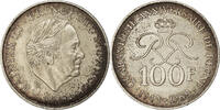 Monaco 100 Francs Coin, Rainier III, Silver, KM:164 -