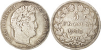 France 5 Francs Coin, Louis-Philippe, Bordeaux, Silver -