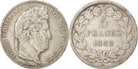 France 5 Francs 1838 BB Coin, Louis-Philippe, Strasbourg, Silver S+ 52.02 £  +  4.30 £ shipping