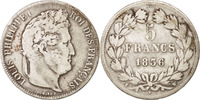 France 5 Francs Coin, Louis-Philippe, Lille, Silver -