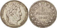 France 5 Francs 1844 W Coin, Louis-Philippe, Lille, Silver S+ 52.02 £  +  4.30 £ shipping