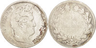 France 5 Francs Coin, Louis-Philippe, Lyon, Silver, KM:745.4 -