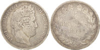 France 5 Francs Coin, Louis-Philippe, Paris, Silver -