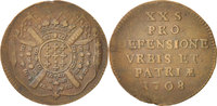 FRENCH STATES 20 Sols Coin, LILLE, Lille, Copper, KM:7 -