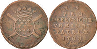 FRENCH STATES 10 Sols Coin, LILLE, Lille, Copper, KM:6 -