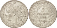 France 5 Francs Coin, Cérès, Paris, Silver, KM:761.1 -