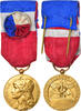 France Medal Commerce-Travail-Industrie, Uncirculated, Vermeil, 27 -