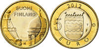 Finland 5 Euro Uusimaa, Bi-Metallic, KM:191 -