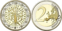 France 2 Euro BE, Bi-Metallic, KM:1414 -