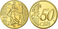 France 50 Euro Cent BE, Brass, KM:1287 -
