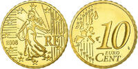 France 10 Euro Cent BE, Brass, KM:1285 -