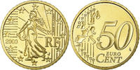 France 50 Euro Cent BE, Brass, KM:1287 -