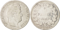 France 5 Francs Coin, Louis-Philippe, Bordeaux, Silver -