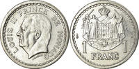 Monaco Franc Coin, Louis II, Undated (1943), Aluminum, KM:120 -