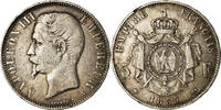 France 5 Francs Coin, Napoleon III, Napoléon III, Paris -