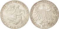 GERMANY - FEDERAL REPUBLIC 10 Mark Coin, Stuttgart, Silver -
