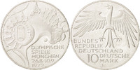 GERMANY - FEDERAL REPUBLIC 10 Mark Coin, Hamburg, Silver -