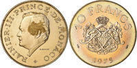 Monaco 10 Francs Coin, Rainier III, Copper-Nickel-Aluminum -