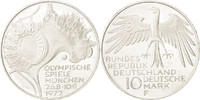 GERMANY - FEDERAL REPUBLIC 10 Mark Coin, Stuttgart, Silver -