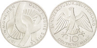 GERMANY - FEDERAL REPUBLIC 10 Mark Coin, Karlsruhe, Silver -
