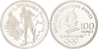 France 100 Francs Coin, Silver, KM:994, Gadoury:C18 -